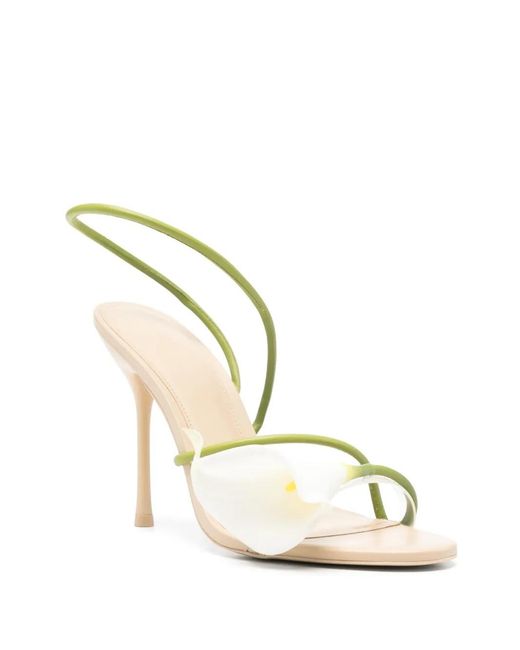 Cult Gaia Metallic 120Mm Cassidy Stiletto Sandals