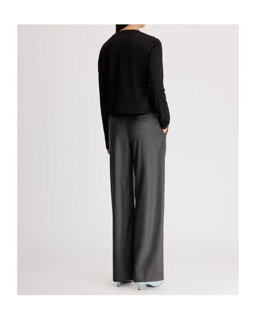 Loulou de Saison Gray Pleated Casual Trousers