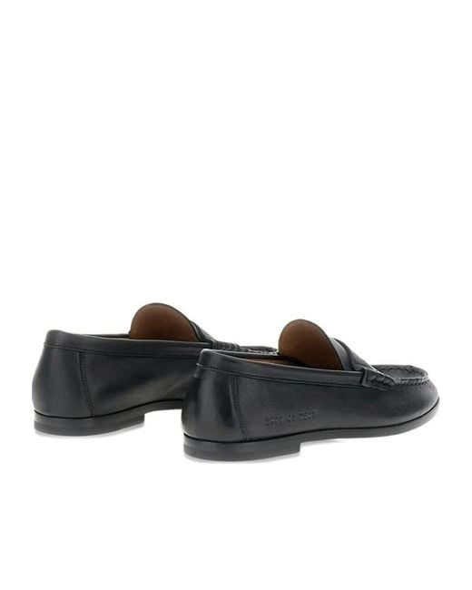 Common Projects Black Round-Toe Loafers for men