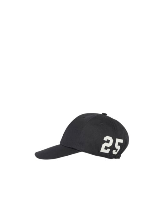 Gucci Black Logo Printed Baseball Cap for men