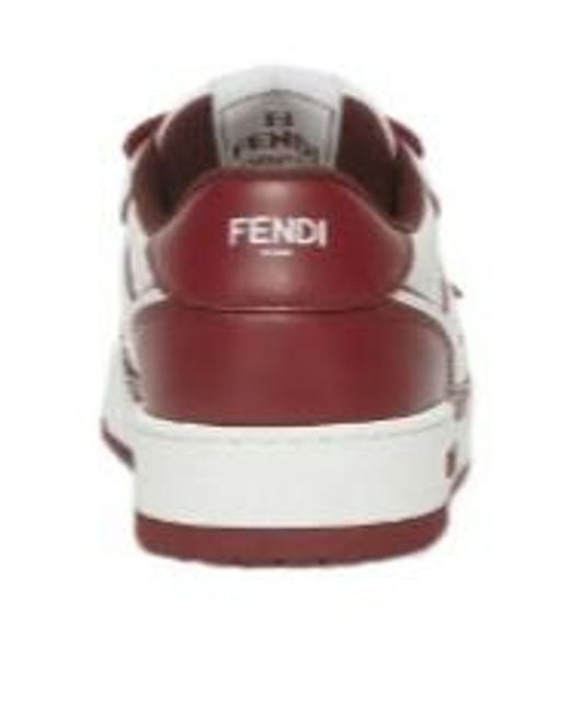 Fendi Pink Match Low-Top Sneakers