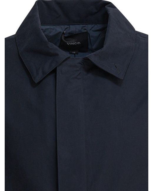 Vince Blue Convertible Collar Jacket for men