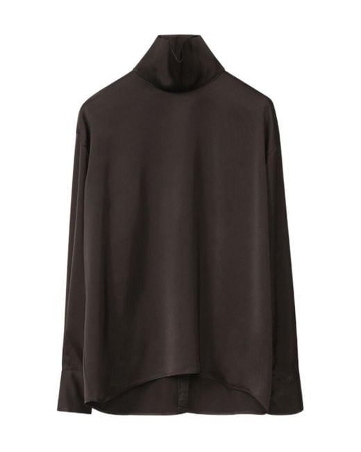 Fabiana Filippi Black Long-Sleeved Shirt