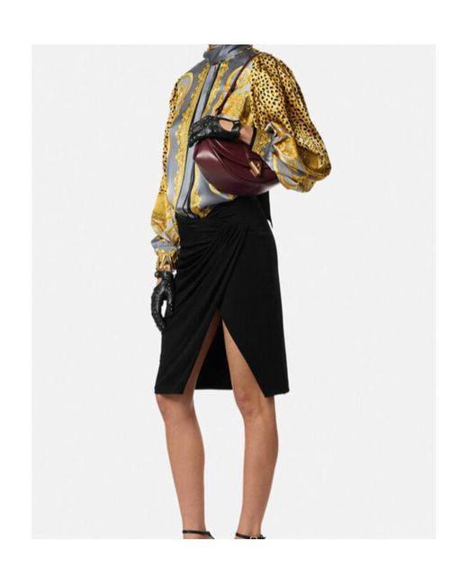Versace Multicolor Pattern-Printed Long-Sleeved Shirt