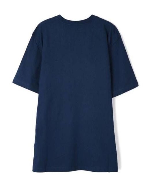 MSGM Blue Short-Sleeved T-Shirt for men