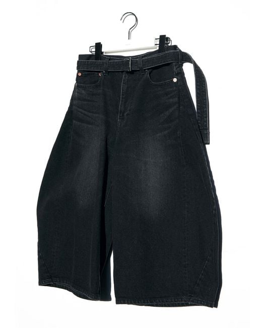 Sacai Blue Belted Trousers