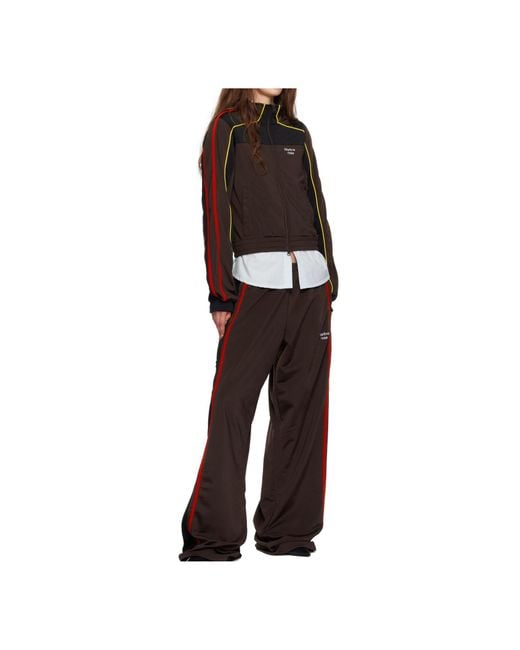 Martine Rose Blue Shrunken Track Jacket for men