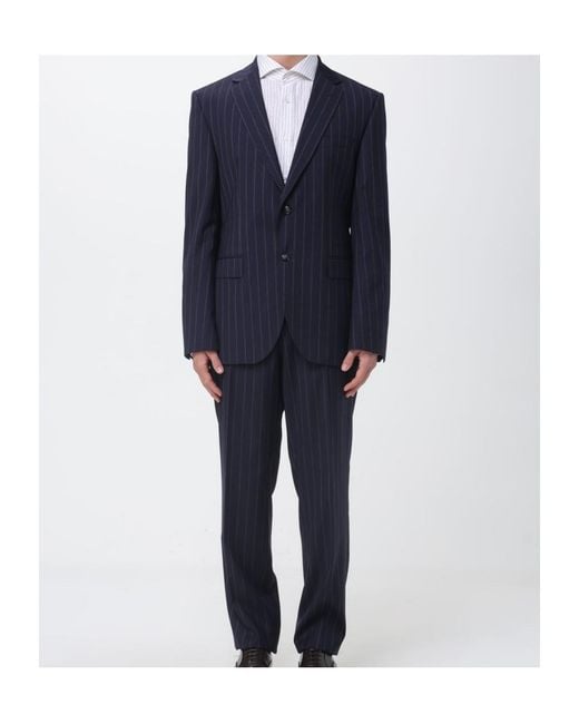 Boss Blue Boss Two-Piece Striped Tailored Suit for men