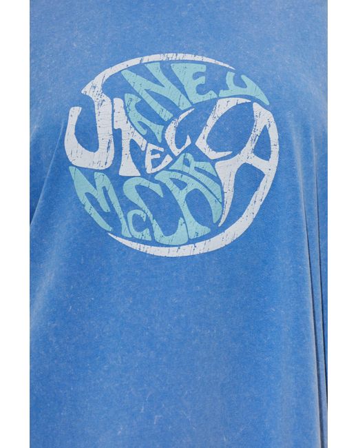 Stella McCartney Blue Short-Sleeved T-Shirt