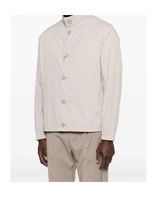 Herno White Buttoned Jacket for men