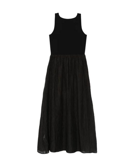 Seventy Black Ribbed Dress