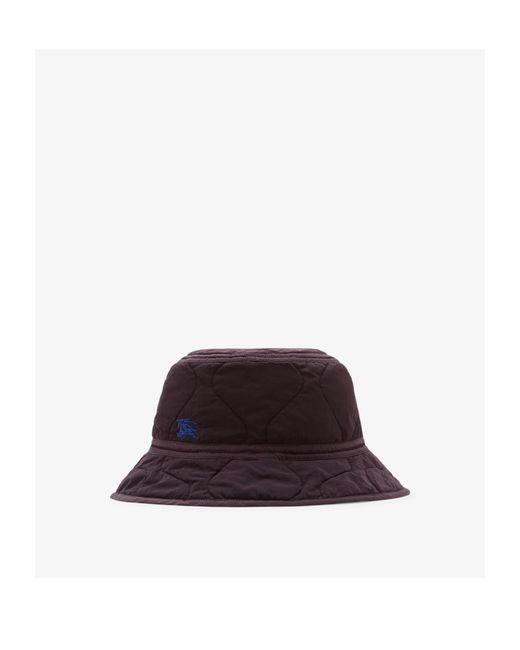 Burberry Brown Quilted Fisherman's Hat for men