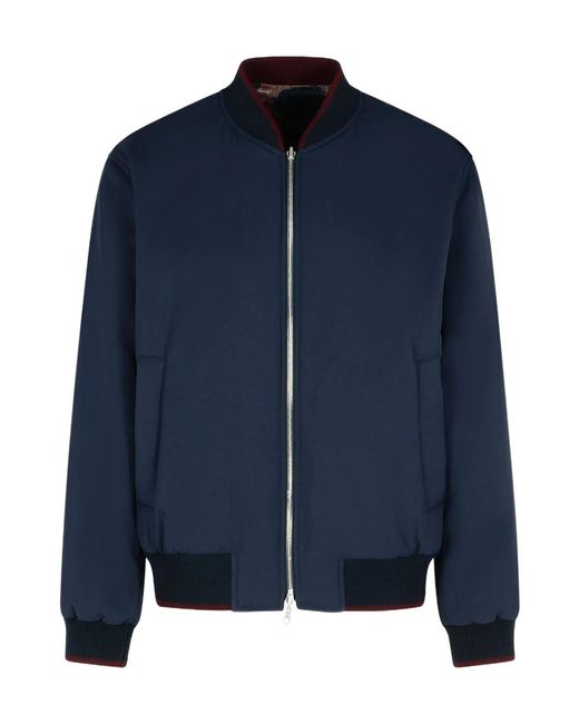 Dries Van Noten Blue Long Sleeve Jacket for men