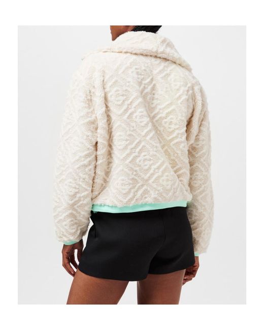 Casablanca White Alphabet Jacquard Casual Jacket