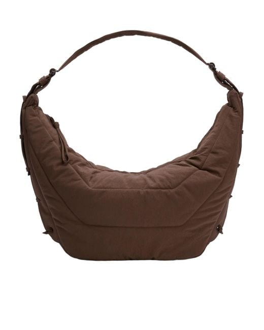 Lemaire Brown Large Game Shoulder Bag for men