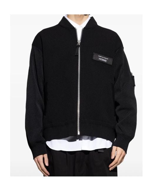 Comme des Garçons Black Comme Des Garçons Homme Zipped Sweatshirt for men