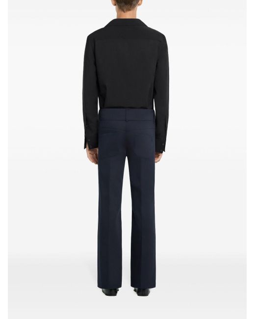 Courreges Black Camp Collar Shirt for men