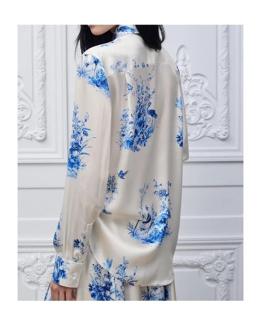 Dior Blue Blouse