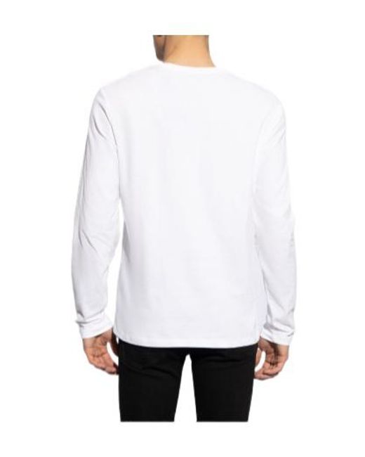 AllSaints White Brace Long-Sleeve T-Shirt for men