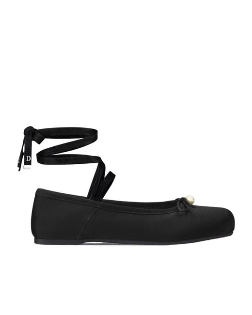 Dior D-Joy Ballet Flat in Black | Lyst