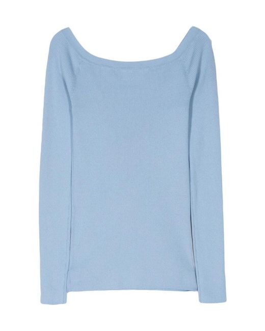 P.A.R.O.S.H. Blue Long-Sleeved Sweater