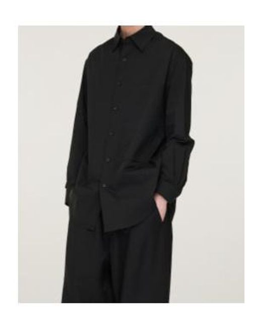 Y-3 Black Long-Sleeved Sporty Shirt for men
