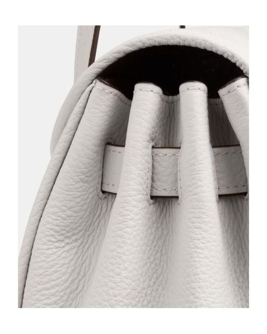 COACH White Bridget Flap Shoulder Bag