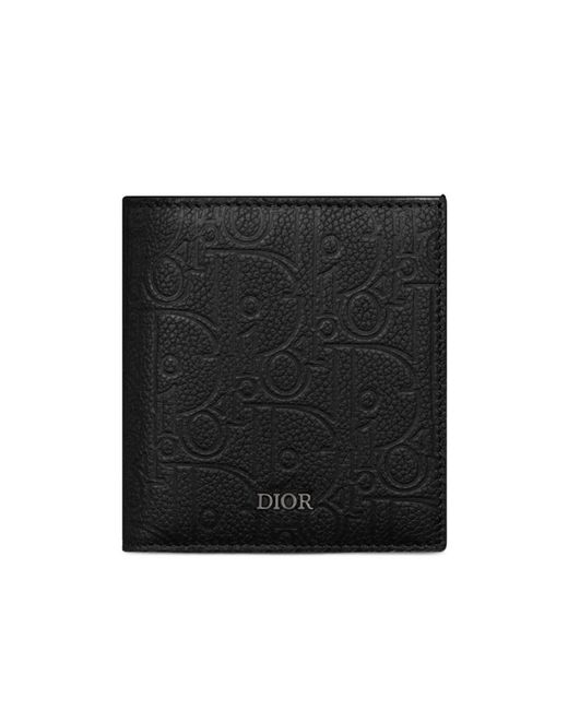 Dior Black Vertical Bifold Wallet for men