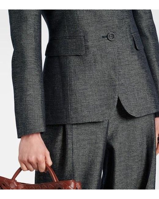 Altuzarra Black Fenice Cotton And Silk Blazer