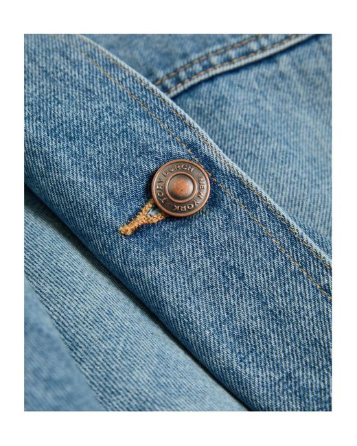 Tory Burch Blue Classic Denim Jacket