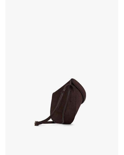 Alaïa Brown Alaïa Hip East West Shoulder Bag