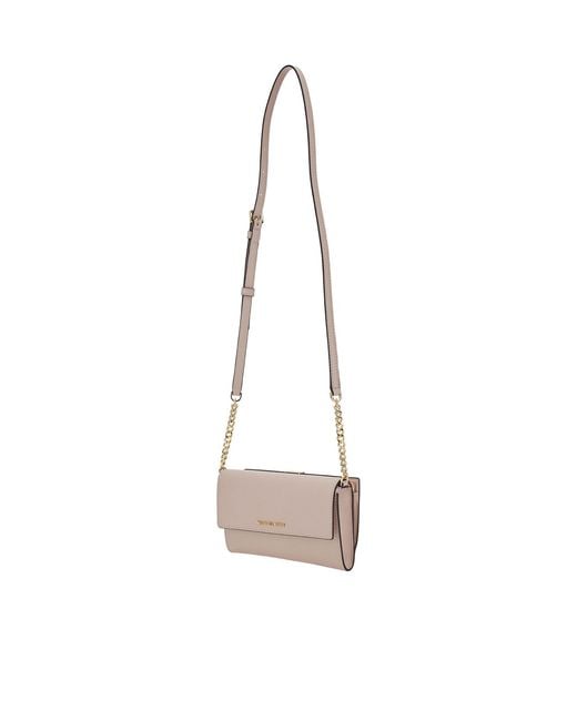 MICHAEL Michael Kors White Jet Set Small Crossbody Bag