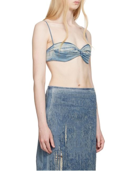 DIESEL Blue De-Ouchy- Denim Top
