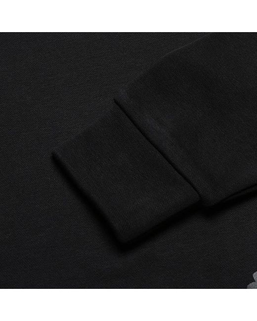 Emporio Armani Black Round Collar Long Sleeve Sweater