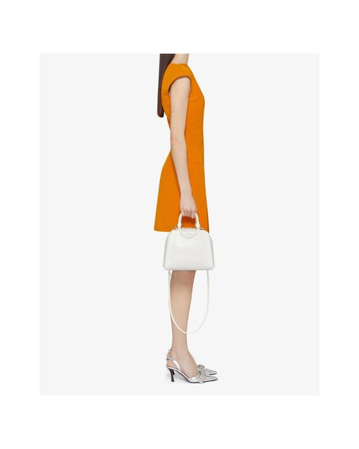 Givenchy White Mini Antigona Cube Bag