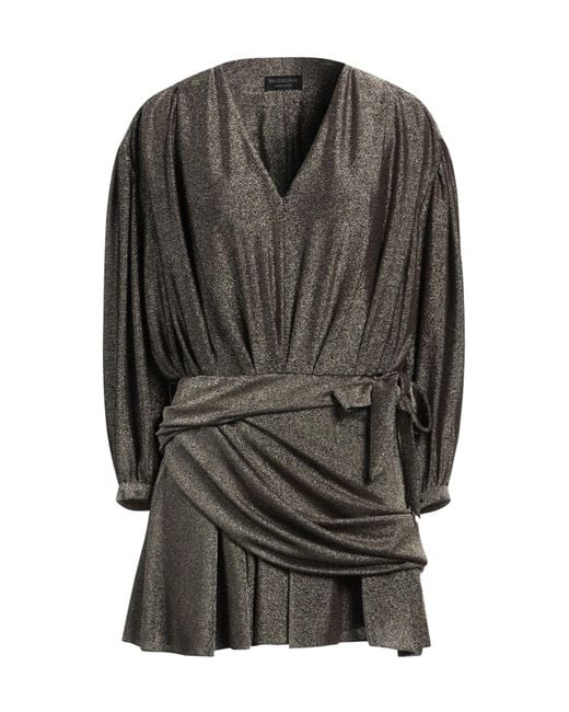 Balenciaga Gray Short Dresses