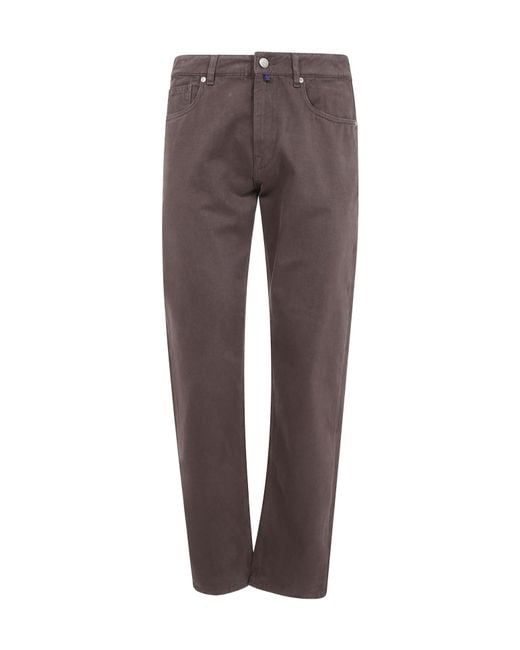 Incotex Gray Five-Pocket Trousers for men