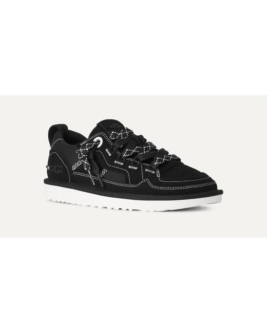 Ugg Black Round-Toe Low-Top Sneakers