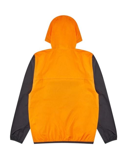 COMME DES GARÇONS PLAY Orange Logo Hooded Casual Jacket for men