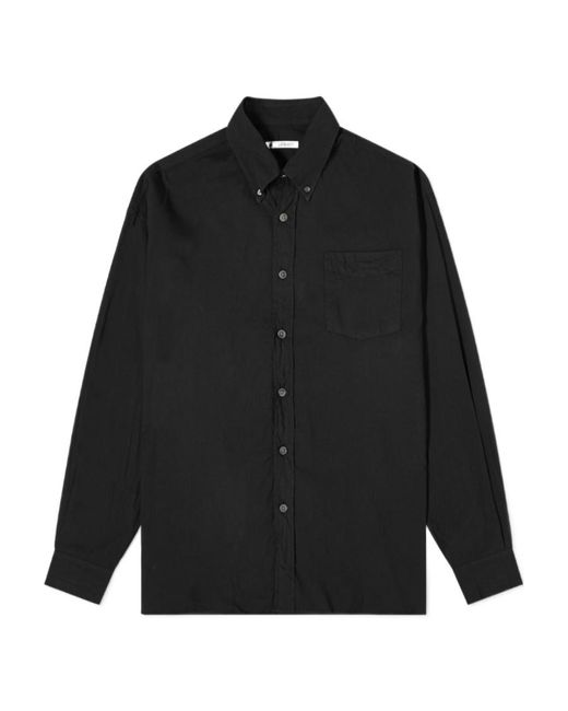 Our Legacy Black Borrowed Bd Button-Down Shirt for men