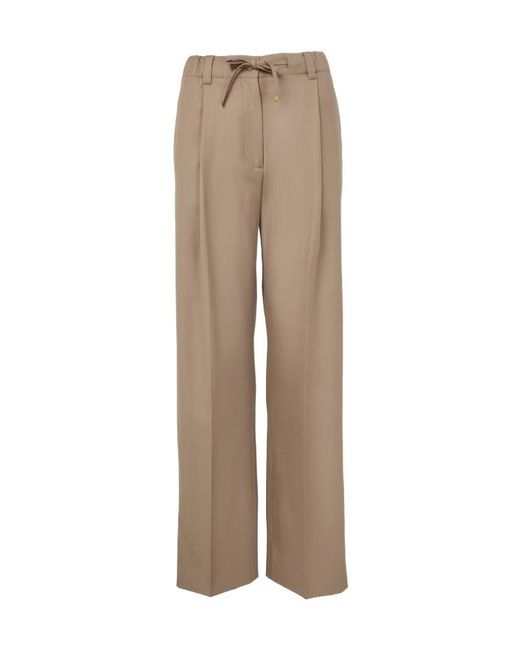 Moncler Natural Wool Trousers