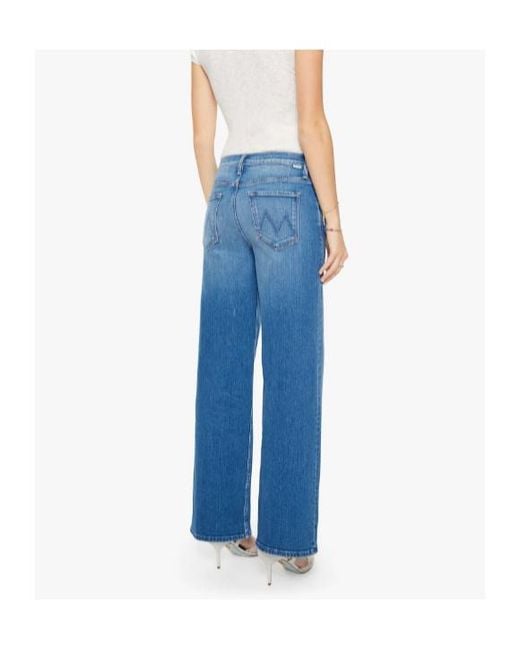 Mother Blue The Rerun Sneak Jeans
