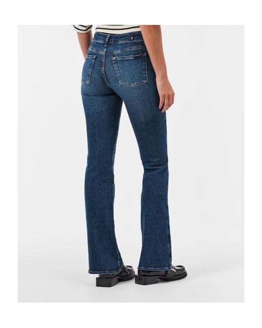 7 For All Mankind Blue Belt Loop Jeans