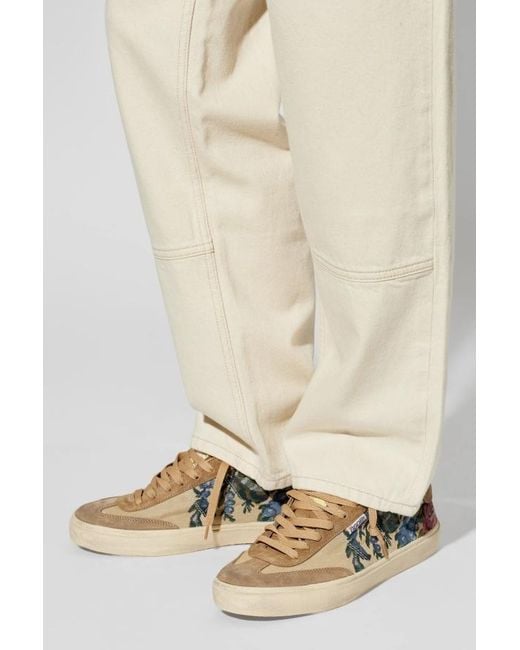 Golden Goose Deluxe Brand Brown Soul Star Lace-Up Sneakers for men