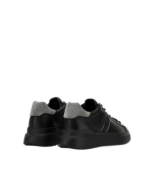 Hogan Black H580 Lace-Up Sneakers for men