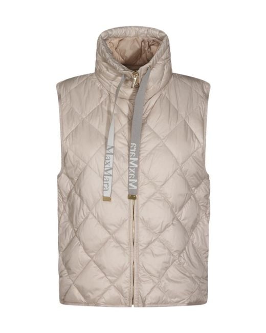 Max Mara Natural The Cube Tregic Zip-Up Drawstring Gilet