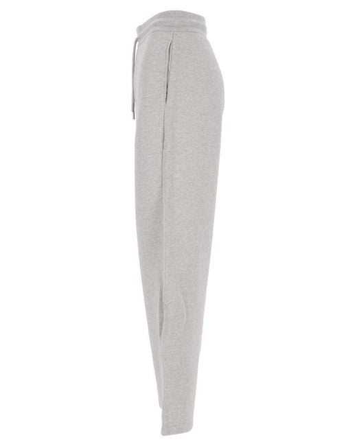 AMI Gray Drawstring Casual Pants