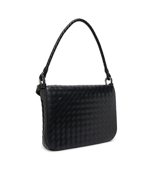 Bottega Veneta Black Swing Messenger Shoulder Bag for men