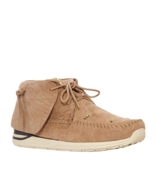 Visvim Brown Fbt Lhamo-Folk Desert Boots for men