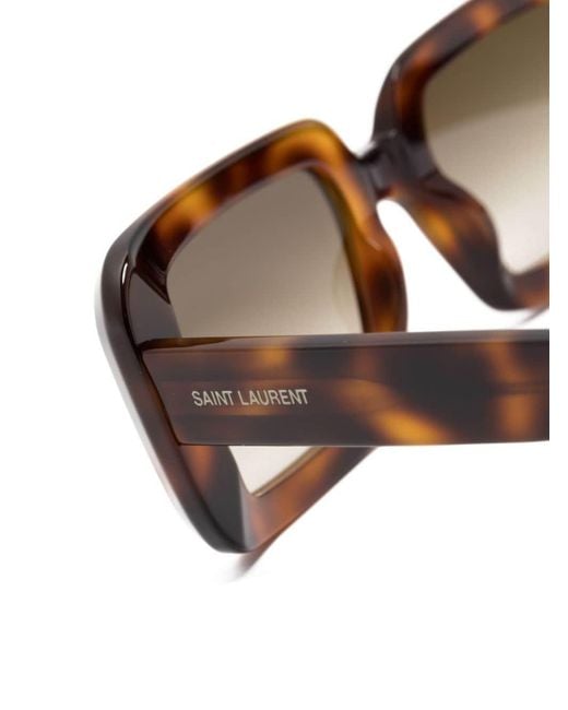Saint Laurent Multicolor Eyewear Rectangular Frame Sunglasses for men